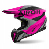 Motocyklová prilba AIROH TWIST 3 KING PINK MATT ružová šedá čierna DARČEKY