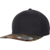 Flexfit Kšiltovka 6089CF/6089CV/6089TC Camo Snapback, 6 panelová COT55689Caf199-black/green UNI Černá/zelená maskáč