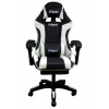 Herné kreslo R-sport K4 umelá koža, čierno-biele