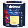 Farba na - DEKORÁLNY KERAMICKÝ DOMOV A ŠTÝL 2,5 l CITRÓNOVÝ CAKE (Farba na - DEKORÁLNY KERAMICKÝ DOMOV A ŠTÝL 2,5 l CITRÓNOVÝ CAKE)