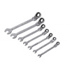 Sada račňových očkoplochých flexibilných kľúčov 7 ks, 8 - 19 mm - HT192504 - Hoteche