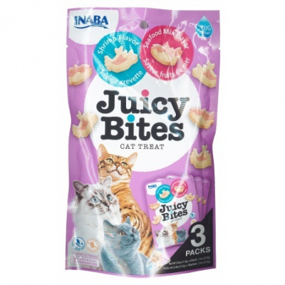 Churu Cat Juicy Bites Shrimp&Seafood Flavor3x11,3g