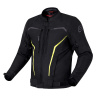 OZONE DELTA IV čierna / žltá motocyklová bunda 9XL