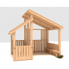 Playground System Herný prvok - domek (altánok) z agátu Sep