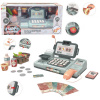 LEAN TOYS Set Pokladňa, Potraviny, Skener, Košík, 24 ks