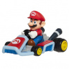 Super Mario mini autíčka s figúrkou, mix motívov