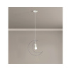 Luster Brilliant Ezra E27 60 W biele s motívom mesiac a hviezda