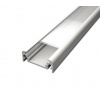 Hliníkový profil pre LED pásy KLASIK, 20x8mm - Biela Typ krytky: Priehľadná krytka zasúvacia