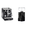 La Pavoni Cellini Classic, black + Eureka Mignon Silenzio, BL black