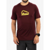 Tričko s potlačou Sensor Merino Air PT Summit - port red