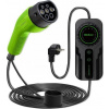 Qoltec Mobilní nabíječka pro elektromobily s regulací 2v1 typu 2 | Schuko | 3,5 kW | 230V | LCD | Přenosný | Nástěnná krabice | 5 metrů