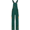 DAIBER JN 848 / Pracovné nohavice s trakmi - dark green/orange 52