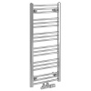 Bruckner ALBRECHT vykurovacie teleso 400x930mm, 234 W, stredové pripojenie, chróm SPH 600.111.1