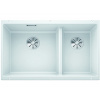 Granitový drez Blanco SUBLINE 430/270 U InFino biela bez tiahla