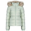 Tommy Jeans Bundy TJW BASIC HOODED DOWN JACKET EXT Zelená