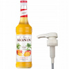 Barmanský sirup na nápoje MONIN Mango 700 ml + Pumpička