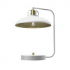 EUlight Stolná lampa Felix, 1x zlaté/biele kovové tienidlo, w/g