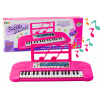 LEAN TOYS Elektrické detské piano, 36 melódií - ružová