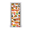 Fototapeta na dvere samolepiace fast food 75x205