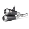 Výfuk Akrapovič Ducati Scrambler Café Racer 2017-20 Slip-On Line (Titanium) S-D8SO4-CUBTBL/1