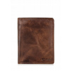 Peňaženka - Ochnik Portfólio prírodné kožené hnedé Porms -0466 - Pánsky produkt (Ochnik Leather Men's Wallet Porms-0466-89 (W22))