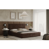 Posteľ ALCAMO 120x200 hnedá s úložným priestorom