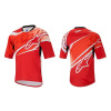 Alpinestars Sight S/S Jersey dres Red/Spicy Orange XL