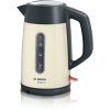 Bosch TWK4P437 rýchlovarná kanvica 1,7 L 2400 W Béžová, Čierna (TWK4P437)