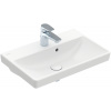 Villeroy & Boch AVENTO - Umývadlo, 550x370x180 mm, s prepadom, biela Alpin CeramicPlus 4A0055R1