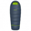 Hannah BIVAK JR 200 midnight navy/lime green II výška osoby do 145 cm - levý zip; Modrá spacák