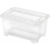 Heidrun Plastový úložný box s vekom TexBox 4,5l