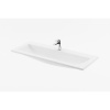 Nábytkové umývadlo RAVAK Clear 800x380 mm, s otvorom pre batériu/bez prepadu, bielai, XJJ01180000