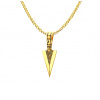 B-TOP Pozlátený náhrdelník z nerezovej ocele Arrowhead
