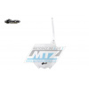 UFO Tabuľka predná Yamaha YZF450 / 18-22 + YZF250 / 19-23 + YZ125+YZ250 / 22-26 - farba biela