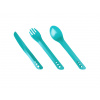 Lifeventure Ellipse Cutlery Set plastový příbor Teal