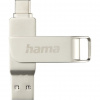 HAMA Rotate Pro, USB Kľúč, 128GB, strieborný 182491