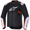 Bunda T-SPS AIR V2, ALPINESTARS (černá/bílá/červená fluo, vel. 2XL)