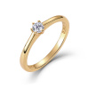 Olivie Zásnubný prsteň DIAMANT 0,2ct GOLD 9242 Veľkosť prsteňov: 8 (EÚ: 57 – 58) Ag 925; ≤1,7 g.