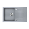 Novaservis Drezy - Granitový drez 780x480 mm, Sivá, DRGM48/78GA