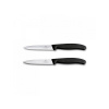 Sada kuchyňských nožů VICTORINOX Swiss Classic 2 ks - černý