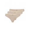3PACK dámske tangá ONLY béžové (15211630-Peach Taffy) M