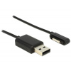 Delock Nabíjecí kabel USB samec > Sony magnetový konektor 1 m 83558