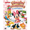 Jiri Models Vianočné omaľovánka so samolepkami Minnie