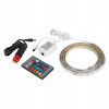 LED PÁSKA SADA RGB 12/24V 2m OVLÁDAČ + DIAĽKOVÝ OVLÁDAČ