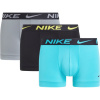 Nike 3 Pack Essential Micro Trunks Mens Cactus/Blk/Grey Medium
