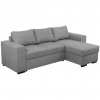 Carryhome ROHOVÁ SEDACIA SÚPRAVA, textil, svetlosivá - Online Only obývacie izby - 002157007002