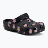 Detské šľapky Crocs Classic Flower black