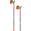 Bežkárske palice Leki HRC max - bright red/neon yellow/carbon structure 150