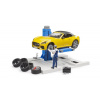 BRUDER 62112 Autoservis, roadster a mechanik