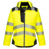 Portwest T400 HI-VIS Reflexná bunda do dažďa PW3 XL, Fluorescenčno žltá-Čierna
